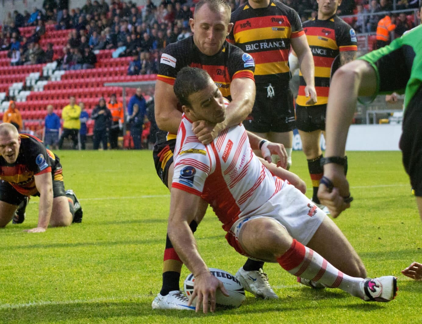 2012 - Leigh v Dewsbury - Gardner try